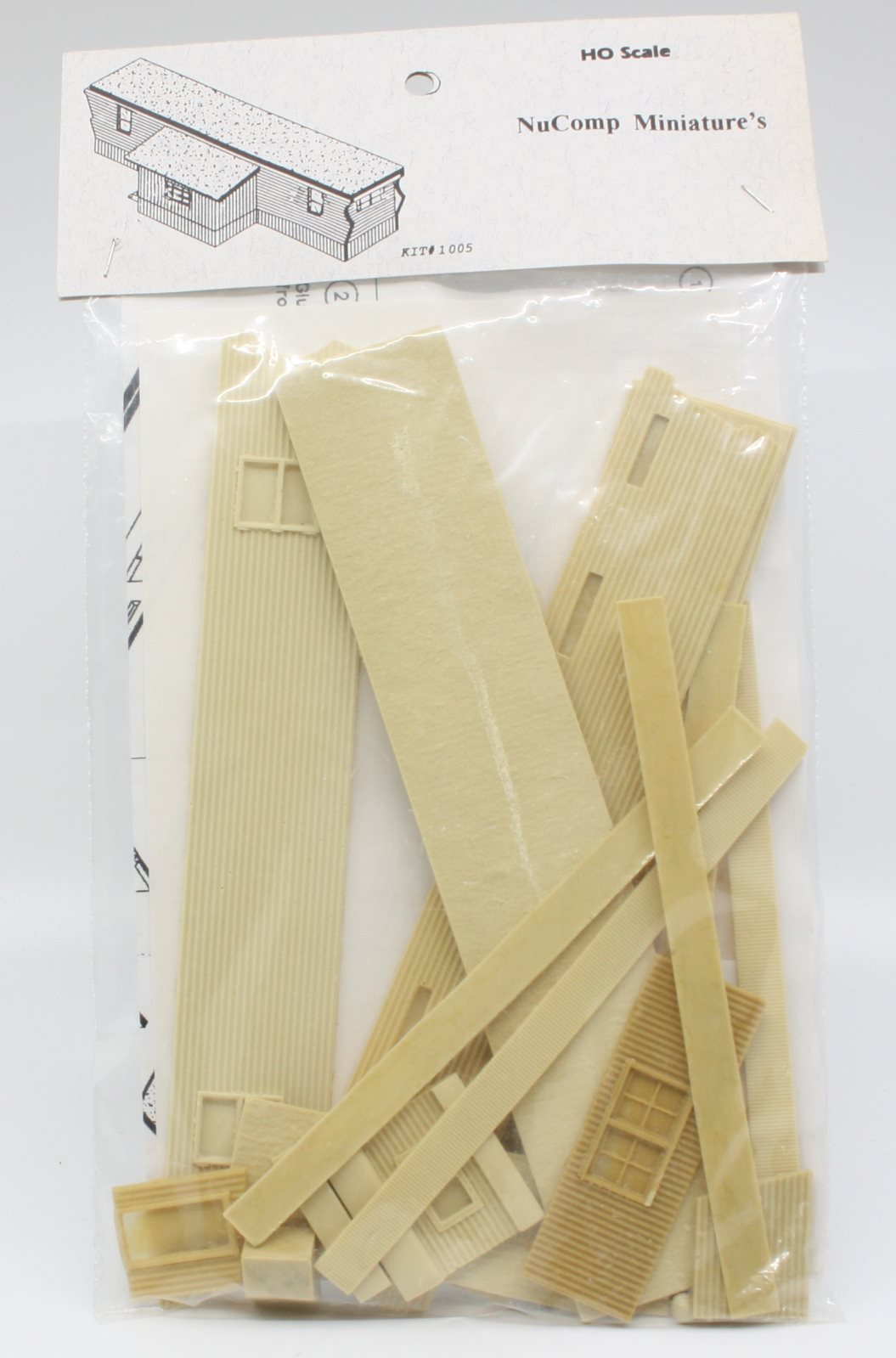 NuComp Miniatures 1005 HO Mobile Home Building Kit #1005