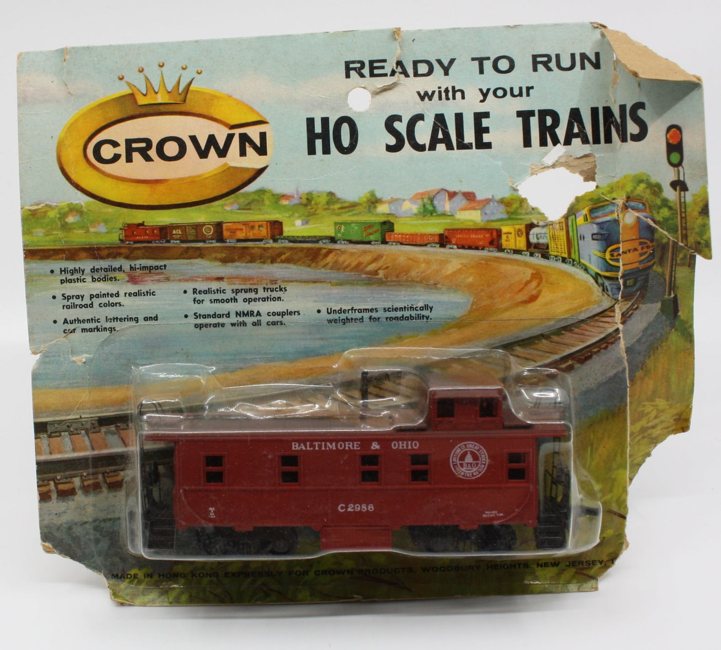Crown C154 HO Scale Trains Baltimore & Ohio C2986