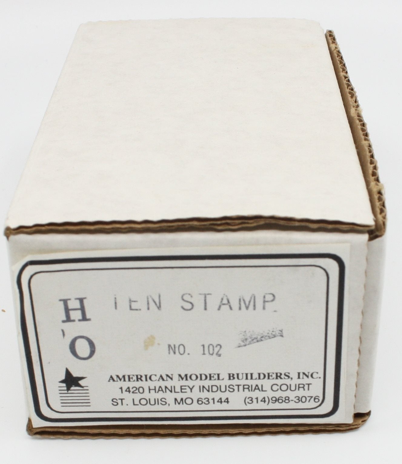 American Model Builders 102 HO Scale Ten Stamp Laser Art Pewter & Wood Kit