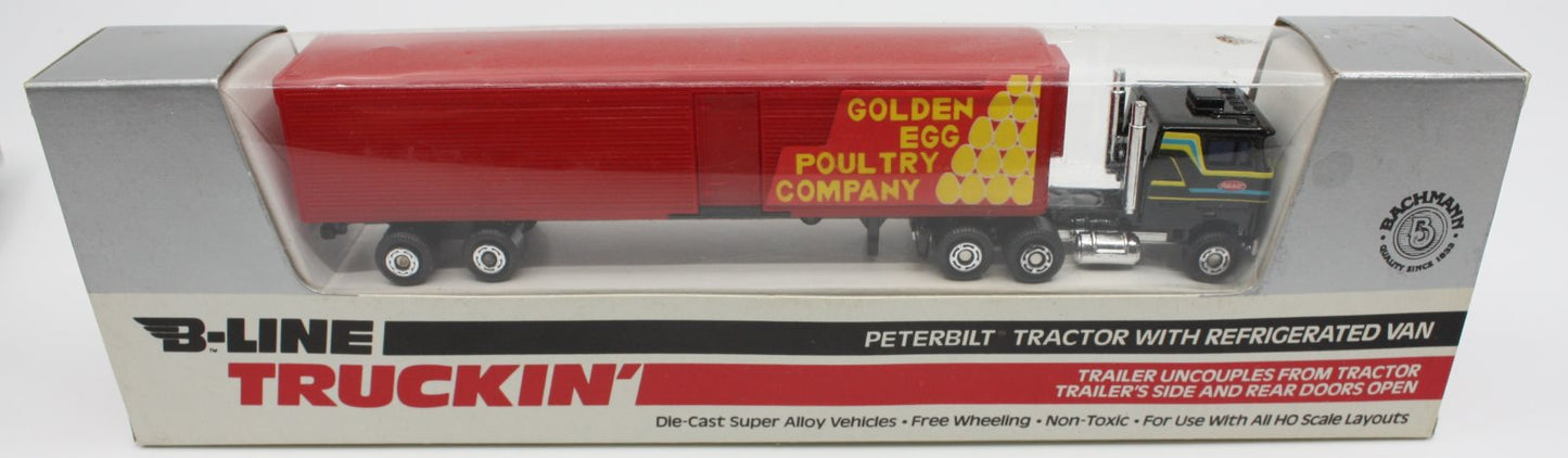 Bachmann 99-9105 HO Peterbilt Tractor With Refrigerated Van