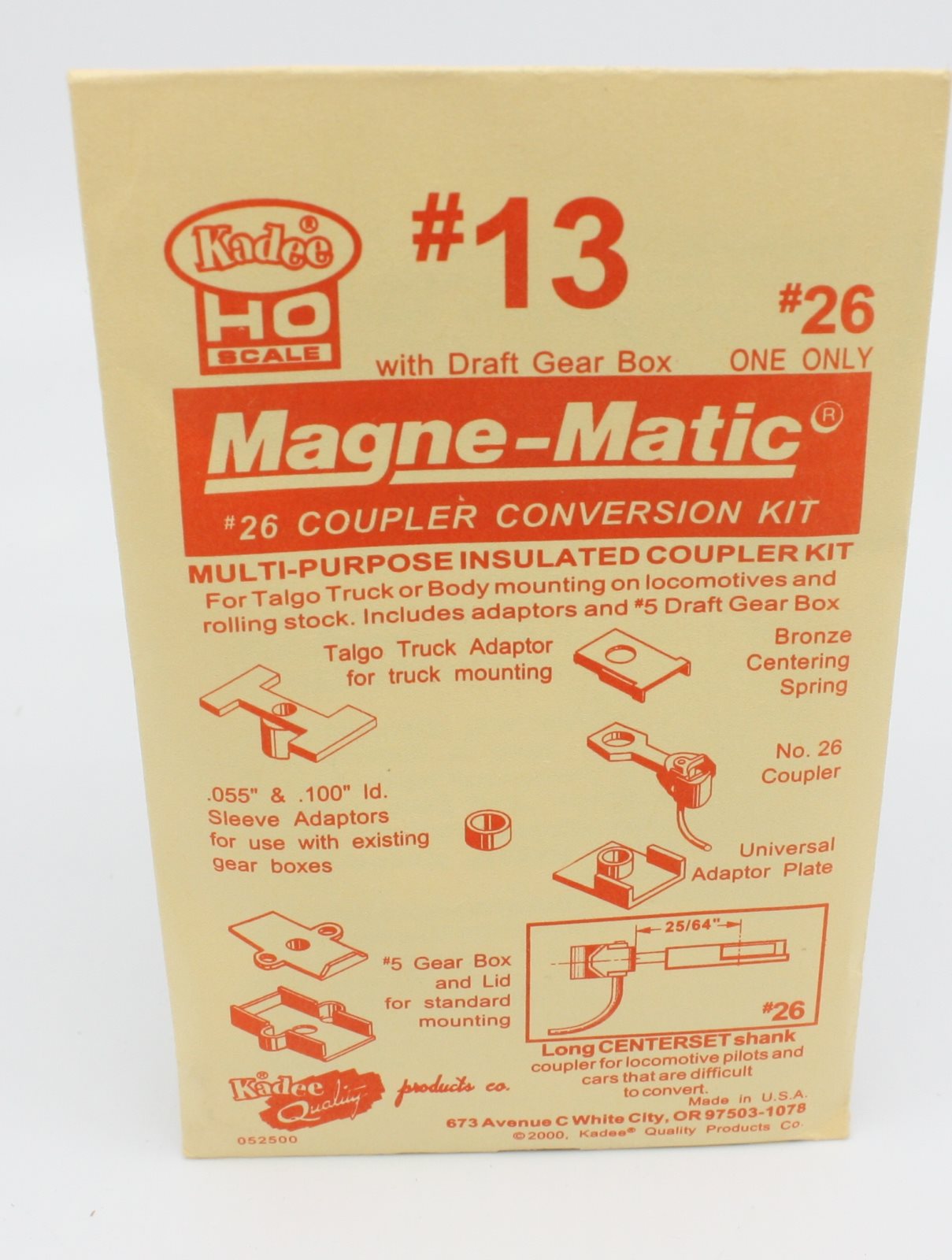 Kadee 13 HO #26 Magne-Matic Coupler Conversion Kit