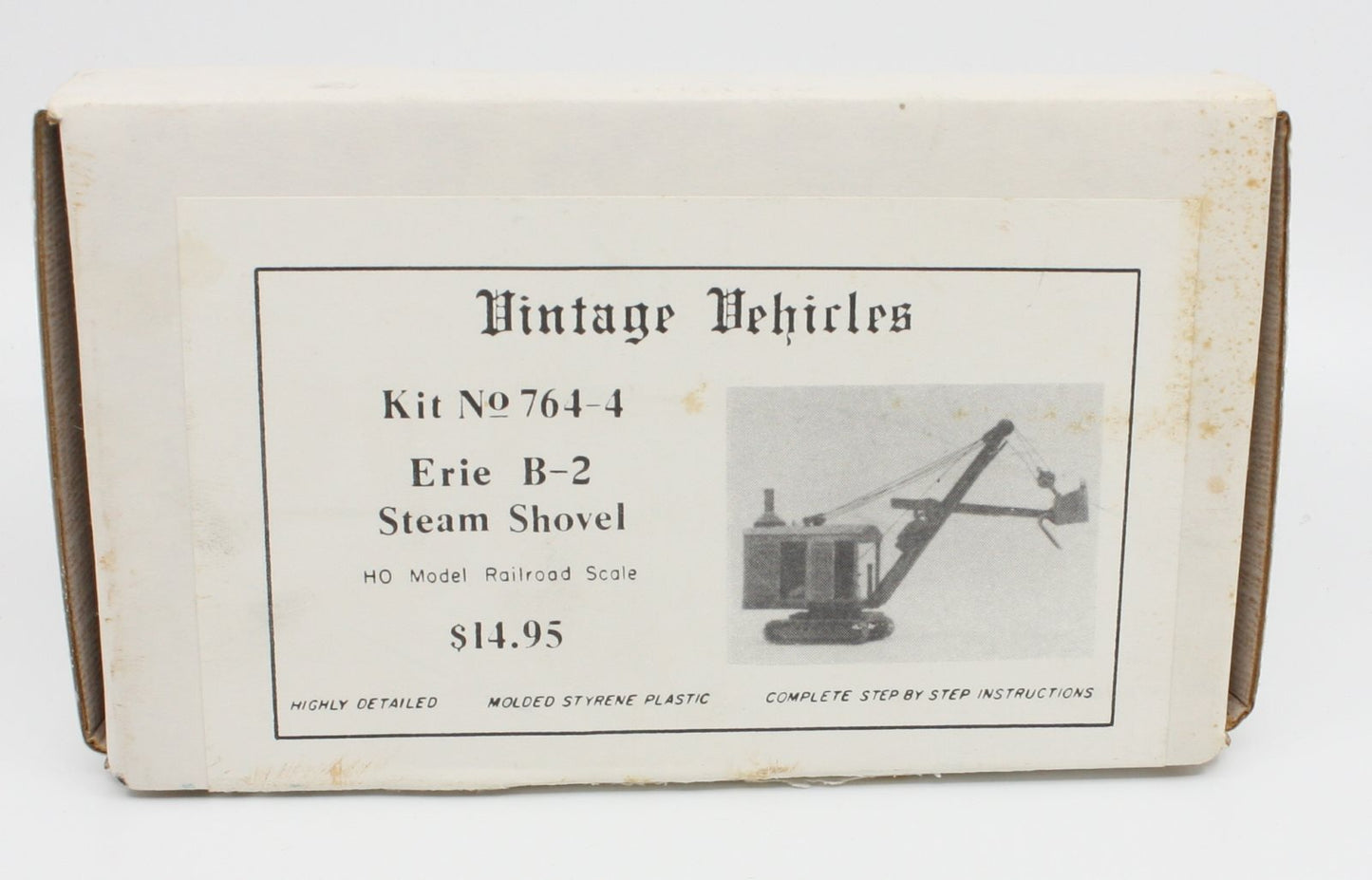 Vintage Vehicle 764-4 HO Erie B-2 Steam Shovel Model Kit