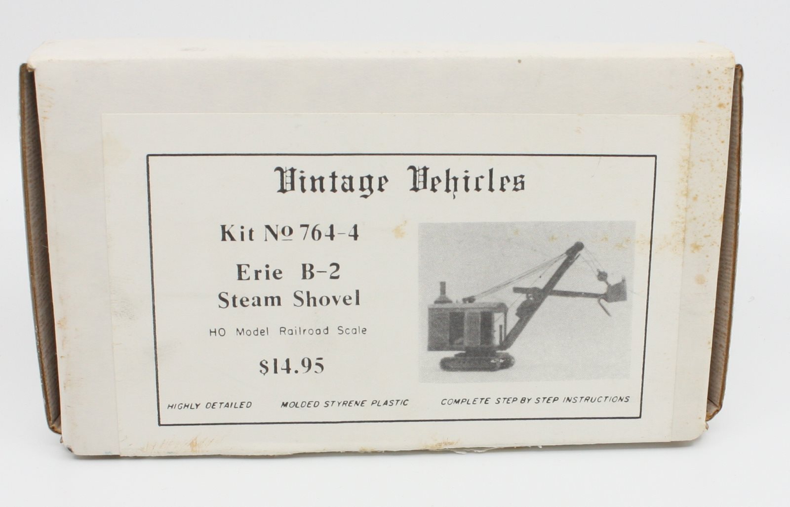 Vintage Vehicle 764-4 HO Erie B-2 Steam Shovel Model Kit