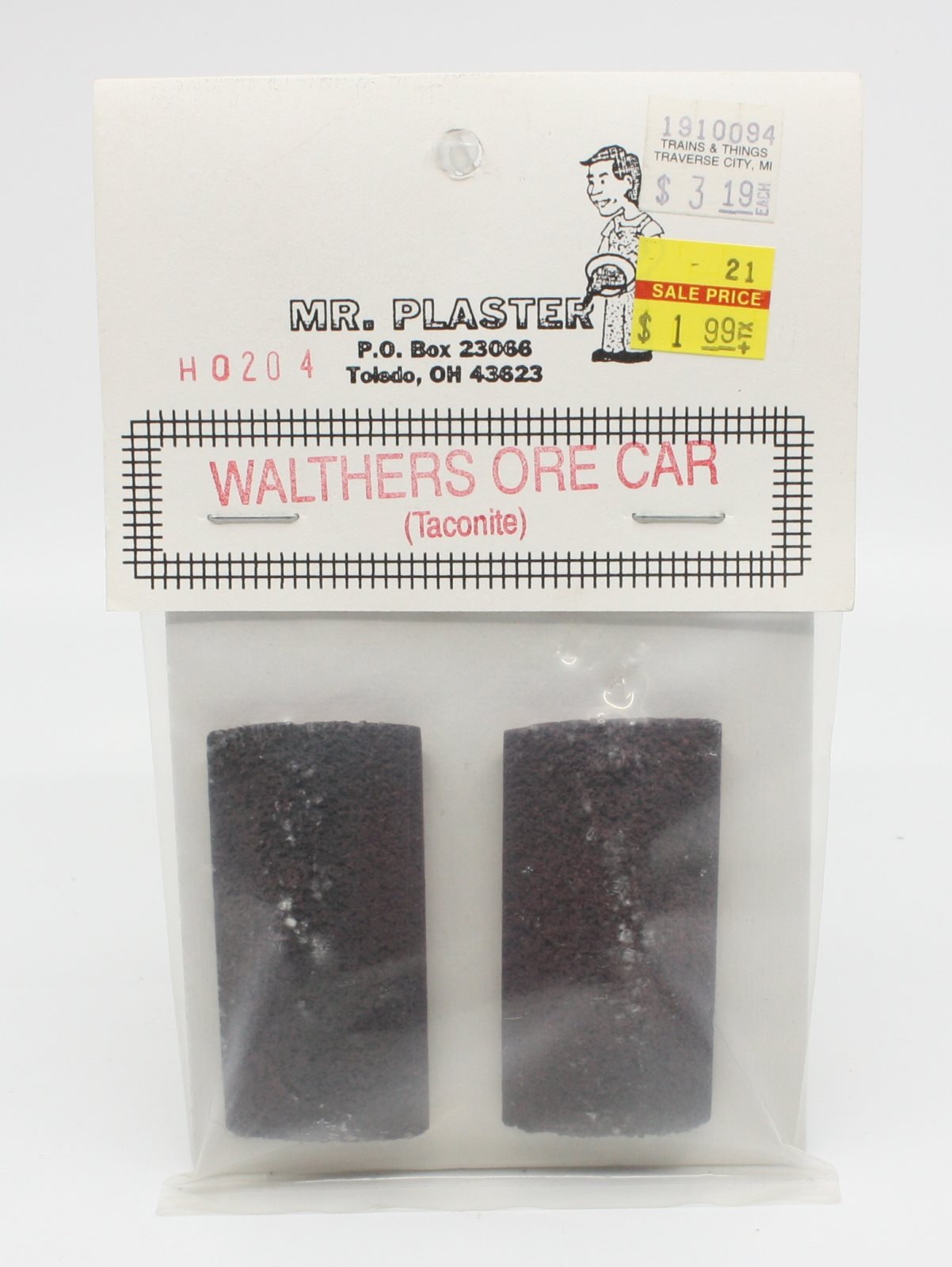Mr. Plaster 204 HO Scale Walthers Ore Loads