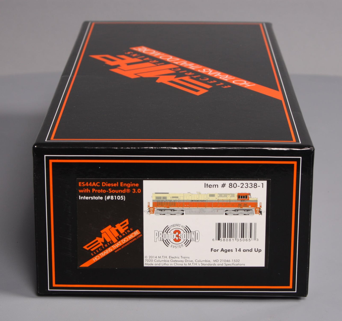 MTH 80-2338-1 HO Interstate ES44AC Diesel Engine w/Proto-Sound 3.0
