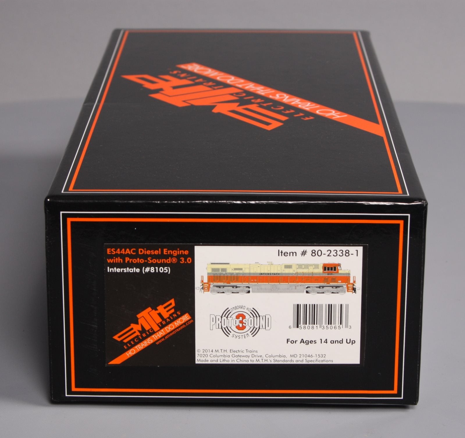 MTH 80-2338-1 HO Interstate ES44AC Diesel Engine w/Proto-Sound 3.0