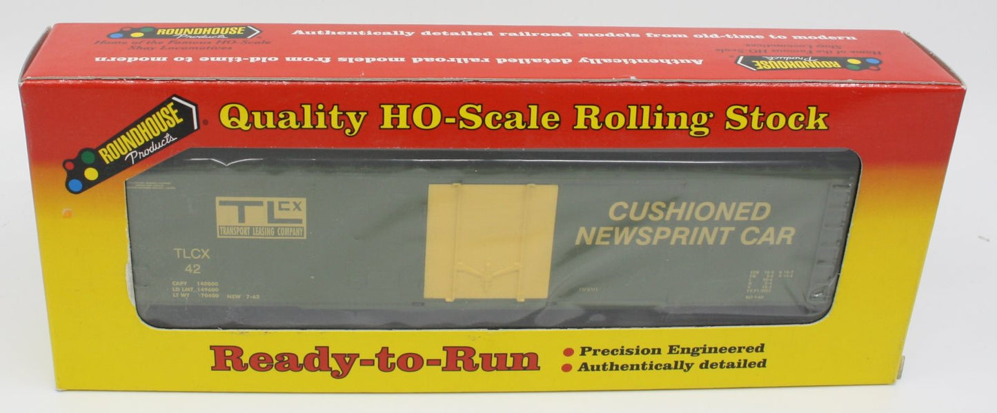 Roundhouse 12304 HO Scale R-T-R 50' Plug Door Box Car Transport Leasing