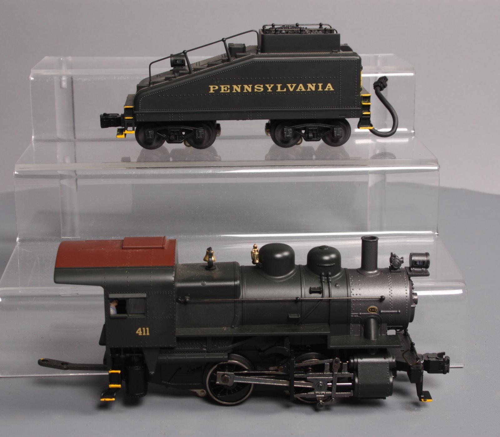 K-Line 6-22103 O Pennsylvania RR A5 Switcher &Tender TMCC w/RailSounds #411