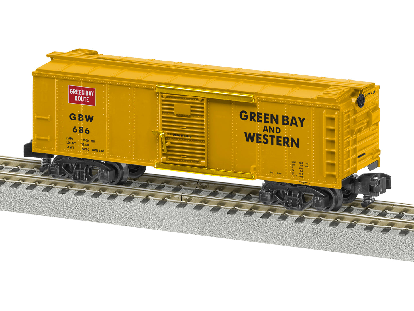 American Flyer 2019081 S Green Bay & Western Boxcar #686