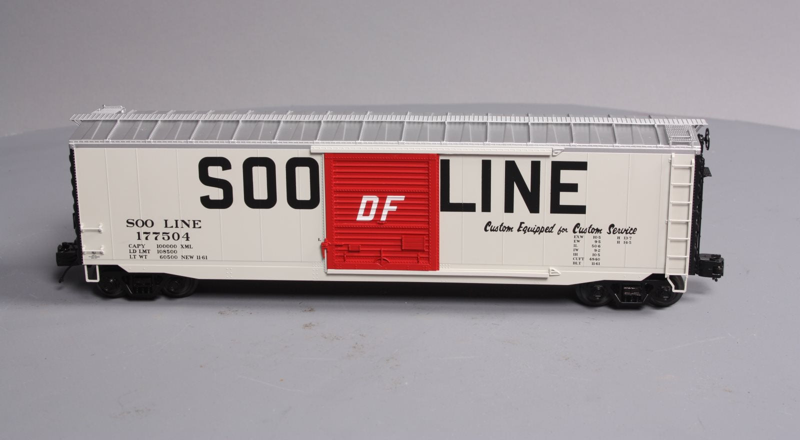 MTH 2093625 O Soo 50' PS-1 Boxcar w/Youngstown Standard Door