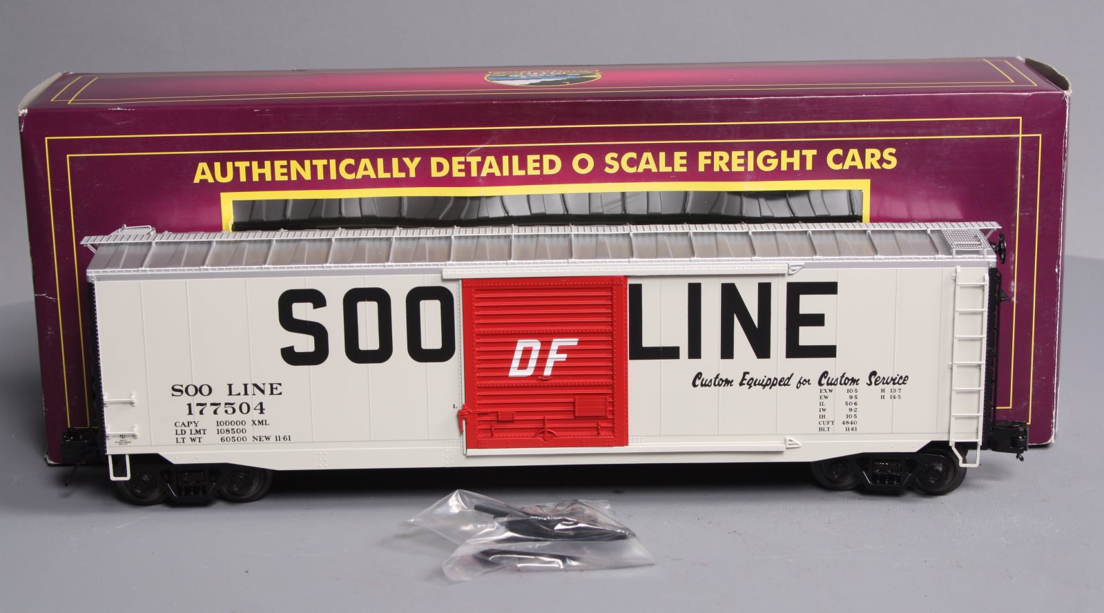 MTH 2093625 O Soo 50' PS-1 Boxcar w/Youngstown Standard Door