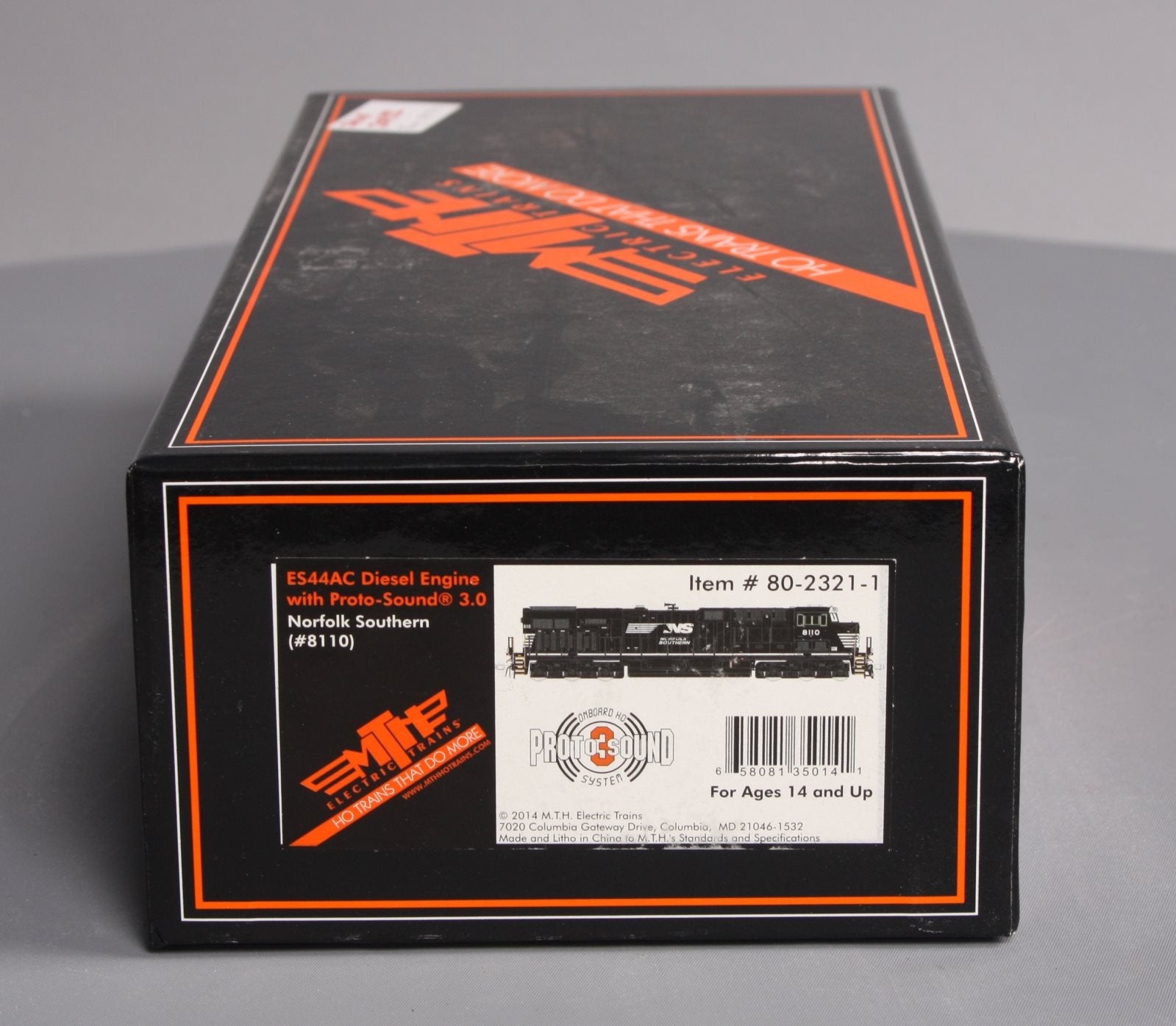 MTH 80-2321-1 HO Norfolk Southern GE ES44AC w/Proto-Sound 3.0 & DCC #8110