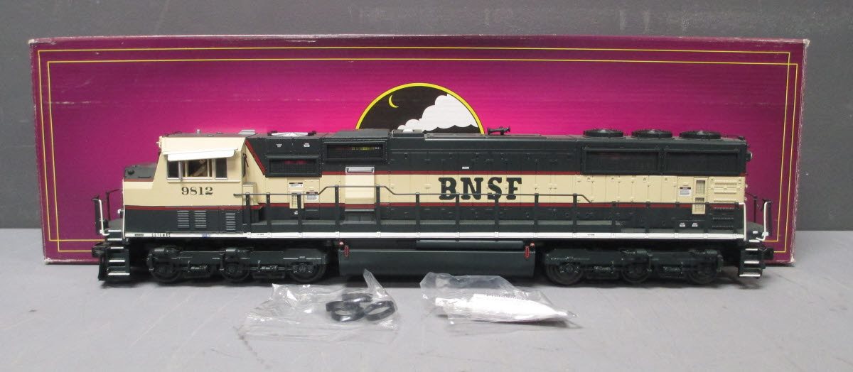 MTH 20-2956-1 BNSF SD70Mac Diesel Engine w/PS2 #9812 (Hi-Rail Wheels)