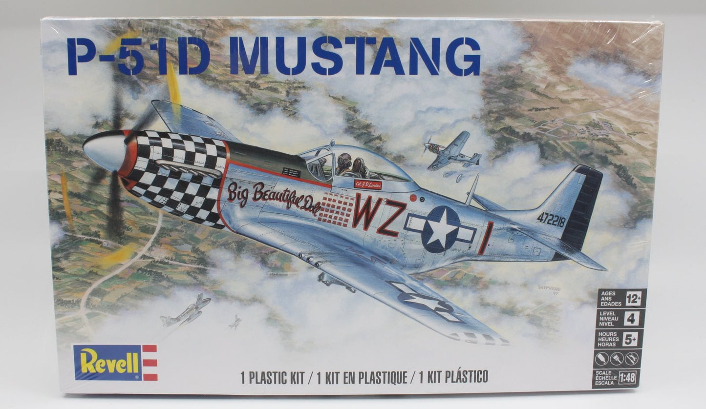 Revell 85-5241 1:48 North American P-51D Mustang Aircraft Plastic Model Kit