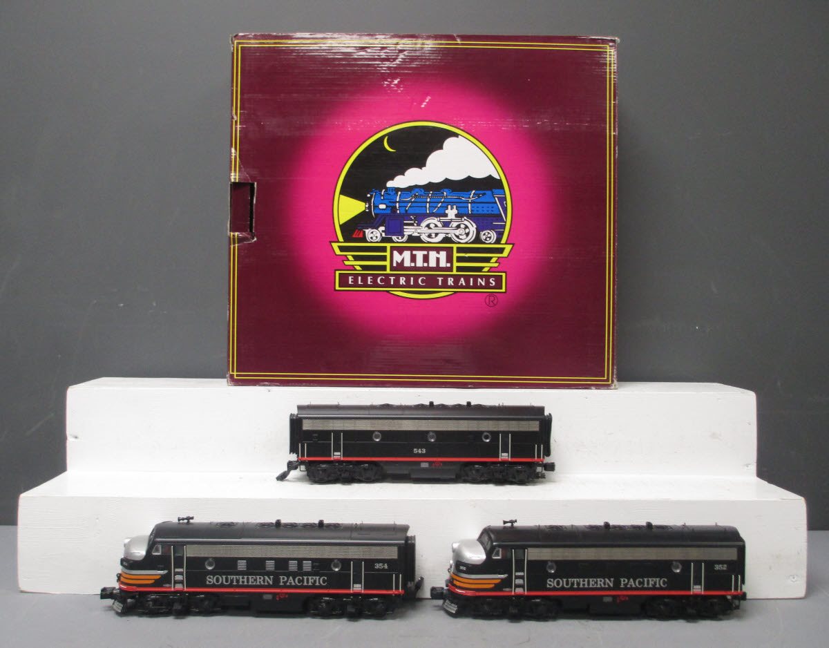 MTH 20-20390-1 O Southern Pacific F-7 ABA Diesel Set #352/354/543 w/PS3