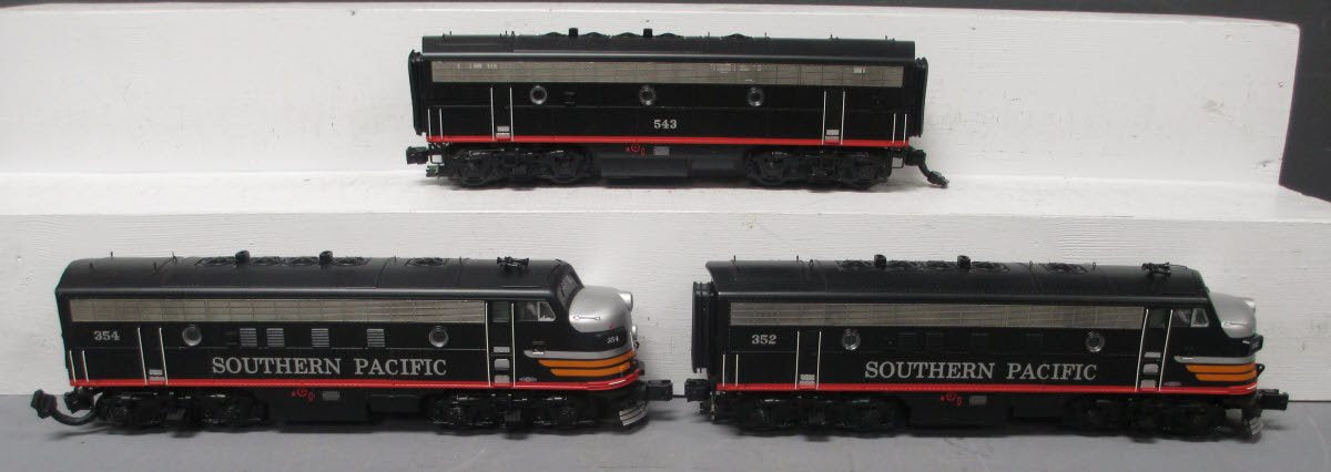 MTH 20-20390-1 Southern Paific F-7 ABA Diesel Set w/Proto-Sound 3.0 #352/354/543