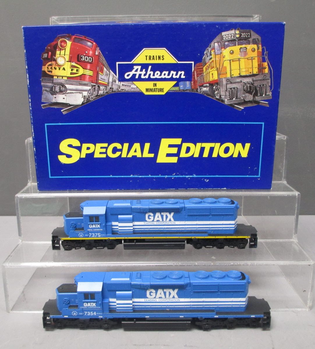 Athearn 22C2 HO GATX Lease Fleet SD40-2 Diesel Set (Set of 2)