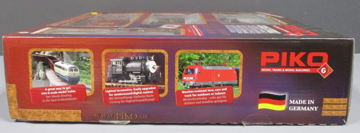 Piko 38104 Santa Fe G Gauge Steam Freight Starter Train Set