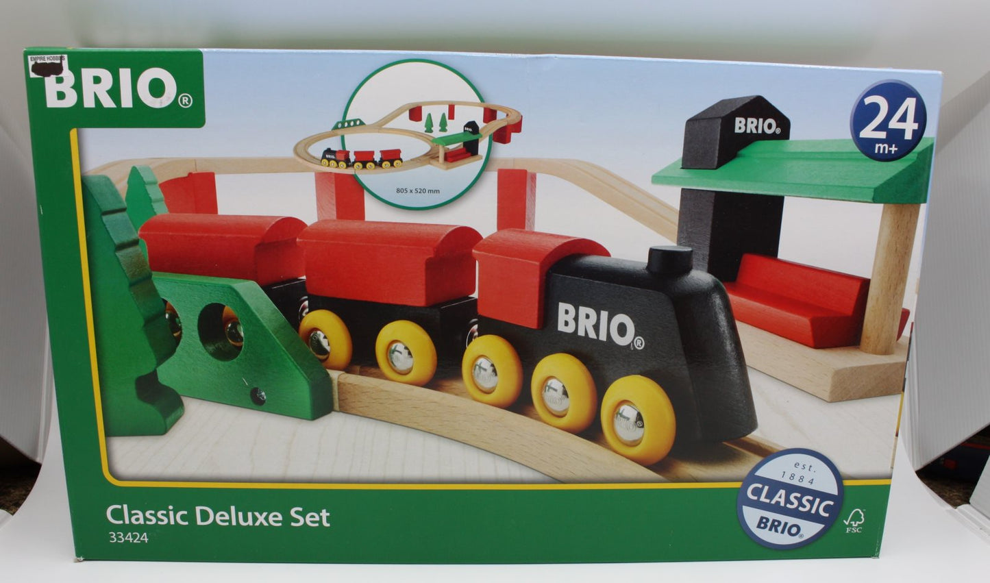 Brio 33424 Classic Delux Train Set (Set of 25)
