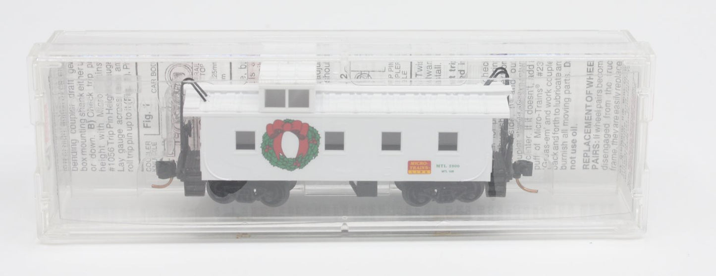 MicroTrains MTL2000 36' Riveted Steel Side Caboose Offset Cupola MTL Holiday Car