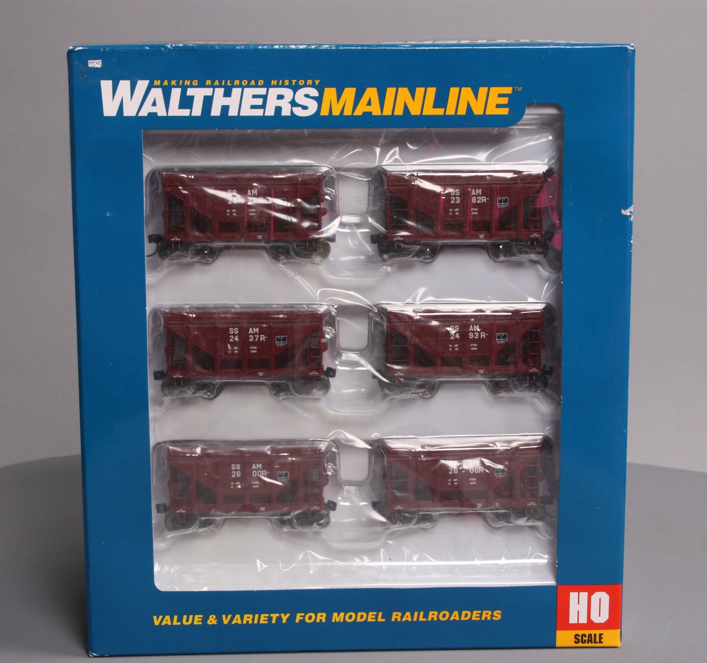 Walthers 910-58157 HO Sault Ste Marie Bridge 24' Michigan Taconite Ore Car (6)