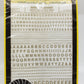 Woodland Scenics MG722 Model Graphics Gothic R.R. Gold Dry Transfer Decals