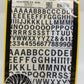 Woodland Scenics MG732 Model Graphics Gothic R.R. Black Dry Transfer Decals