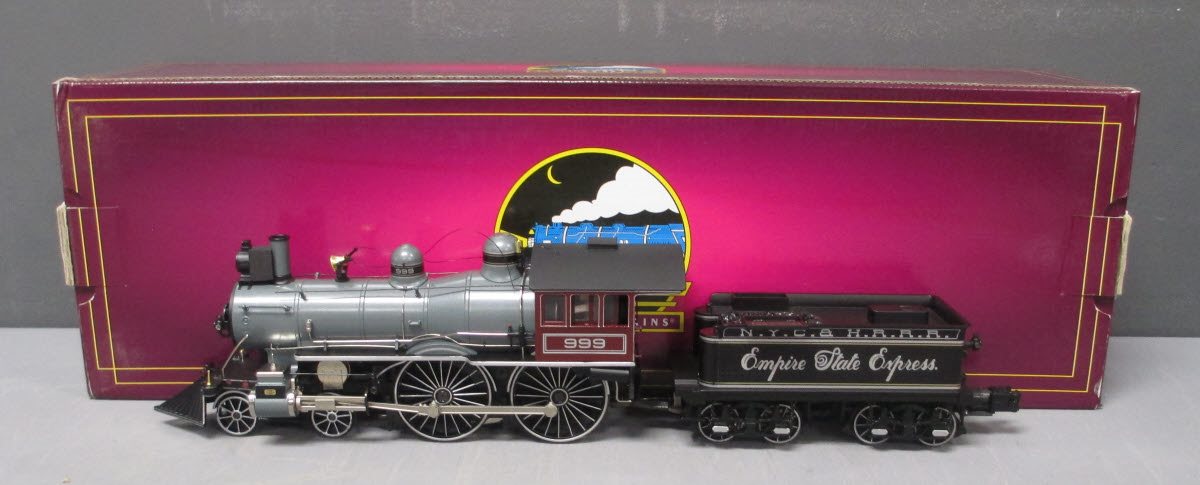 MTH 20-3385-2 NYC 4-4-0 Empire State Express Steam Loco w/PS3 #999