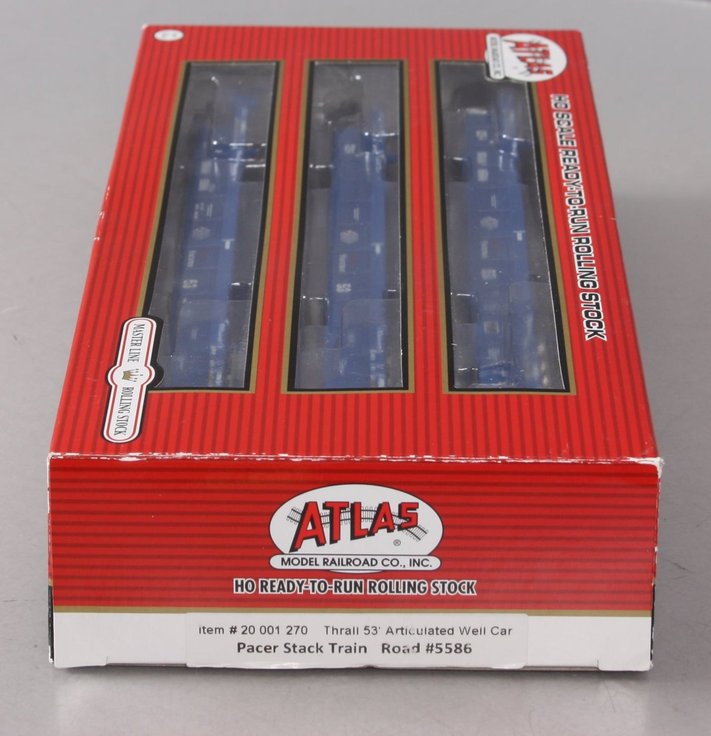 Atlas 20001270 Thrall Triple 53' Well Pacer Stack Train #5586