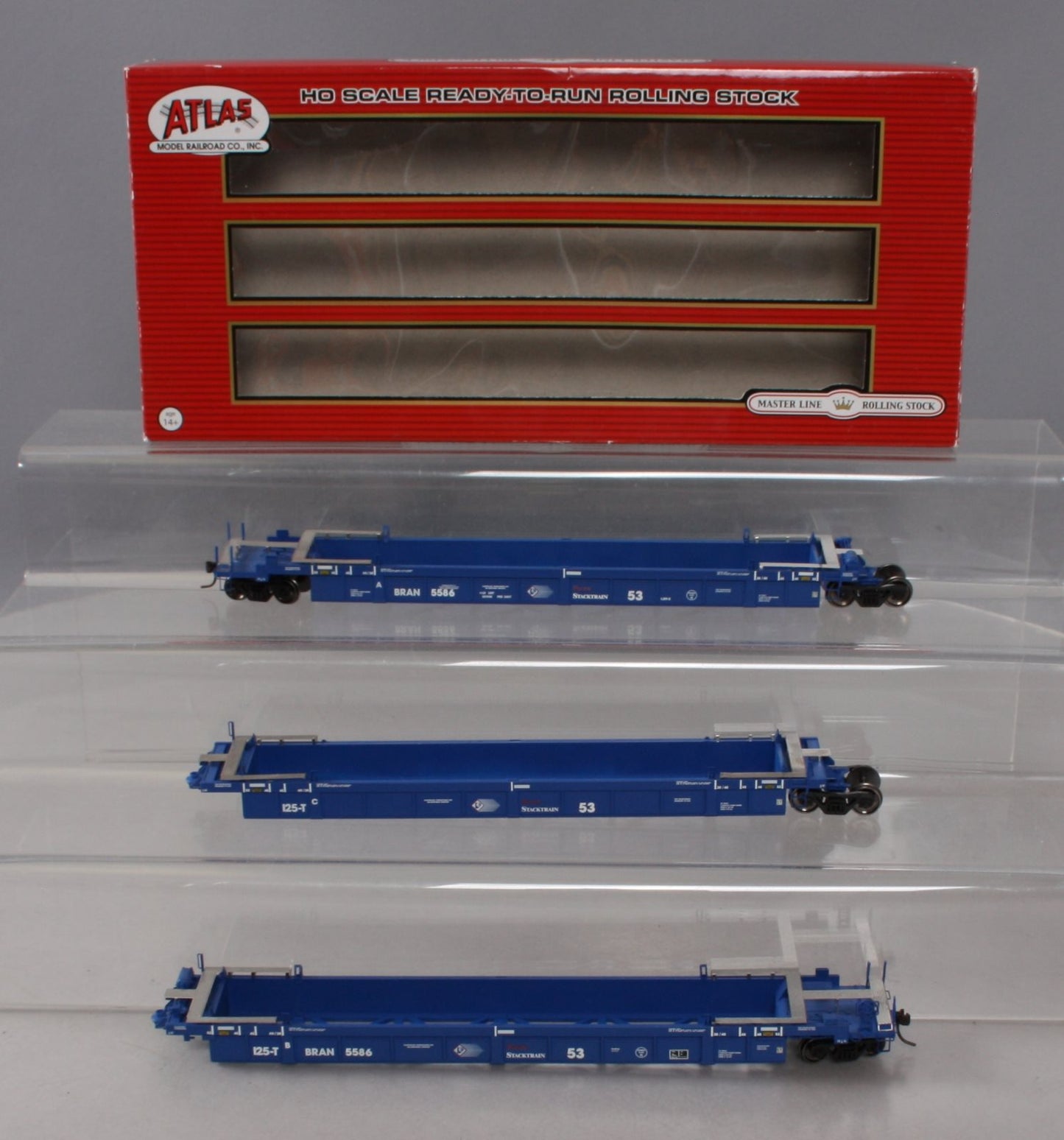 Atlas 20001270 Thrall Triple 53' Well Pacer Stack Train #5586