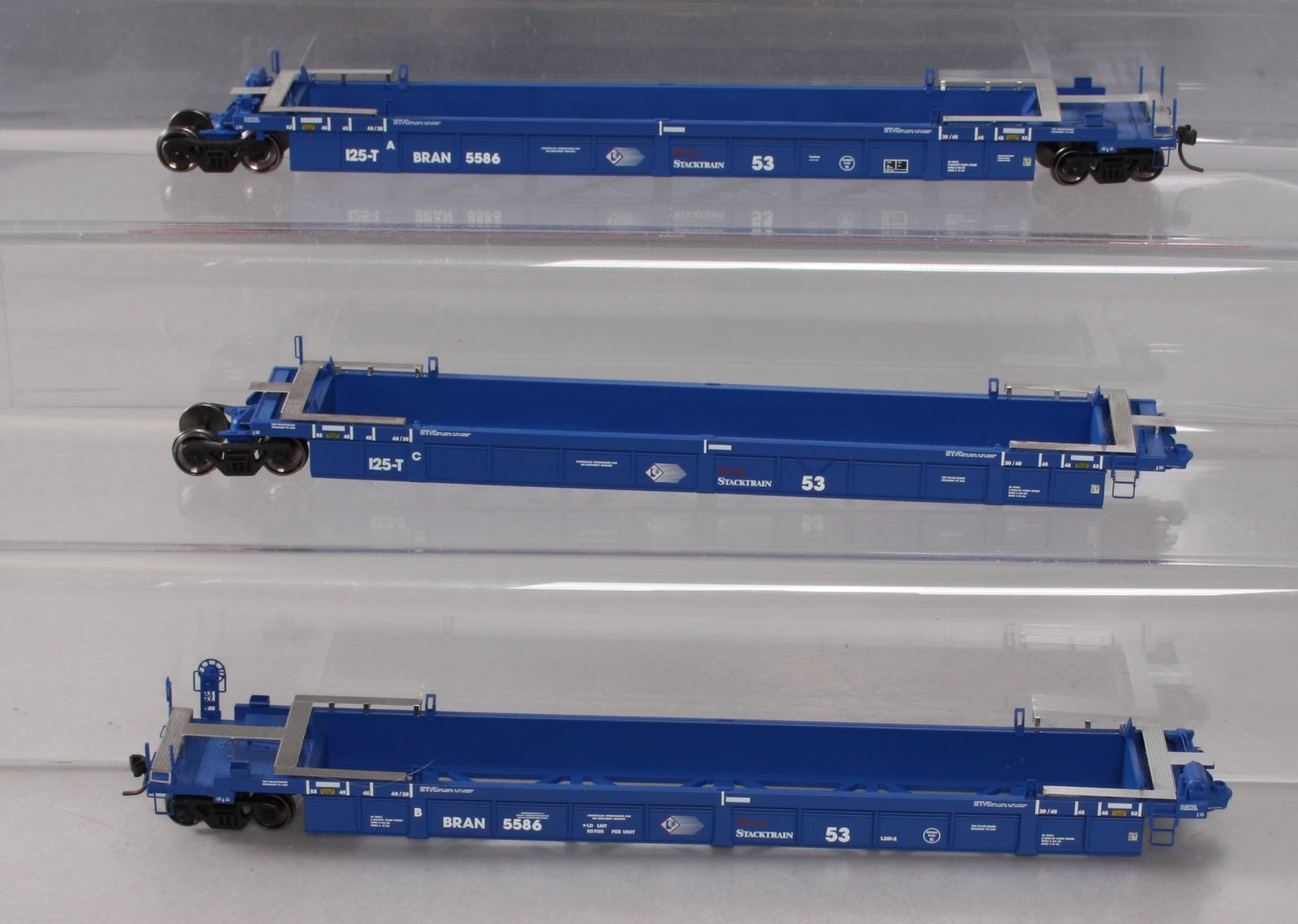 Atlas 20001270 Thrall Triple 53' Well Pacer Stack Train #5586