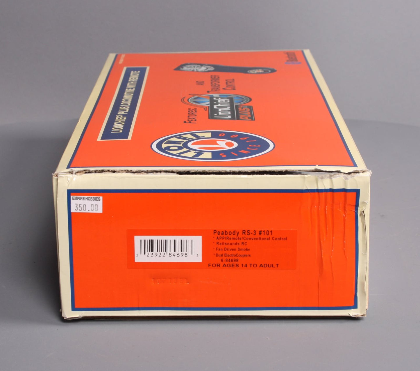 Lionel 6-84698 O Peabody LionChief+ RS-3 Diesel with Bluetooth #101