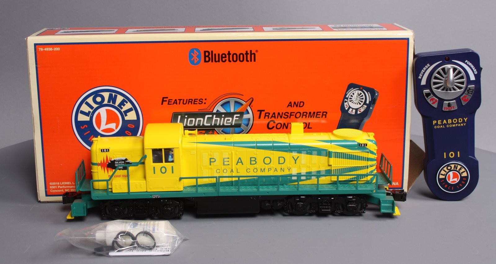 Lionel 6-84698 O Peabody LionChief+ RS-3 Diesel with Bluetooth #101
