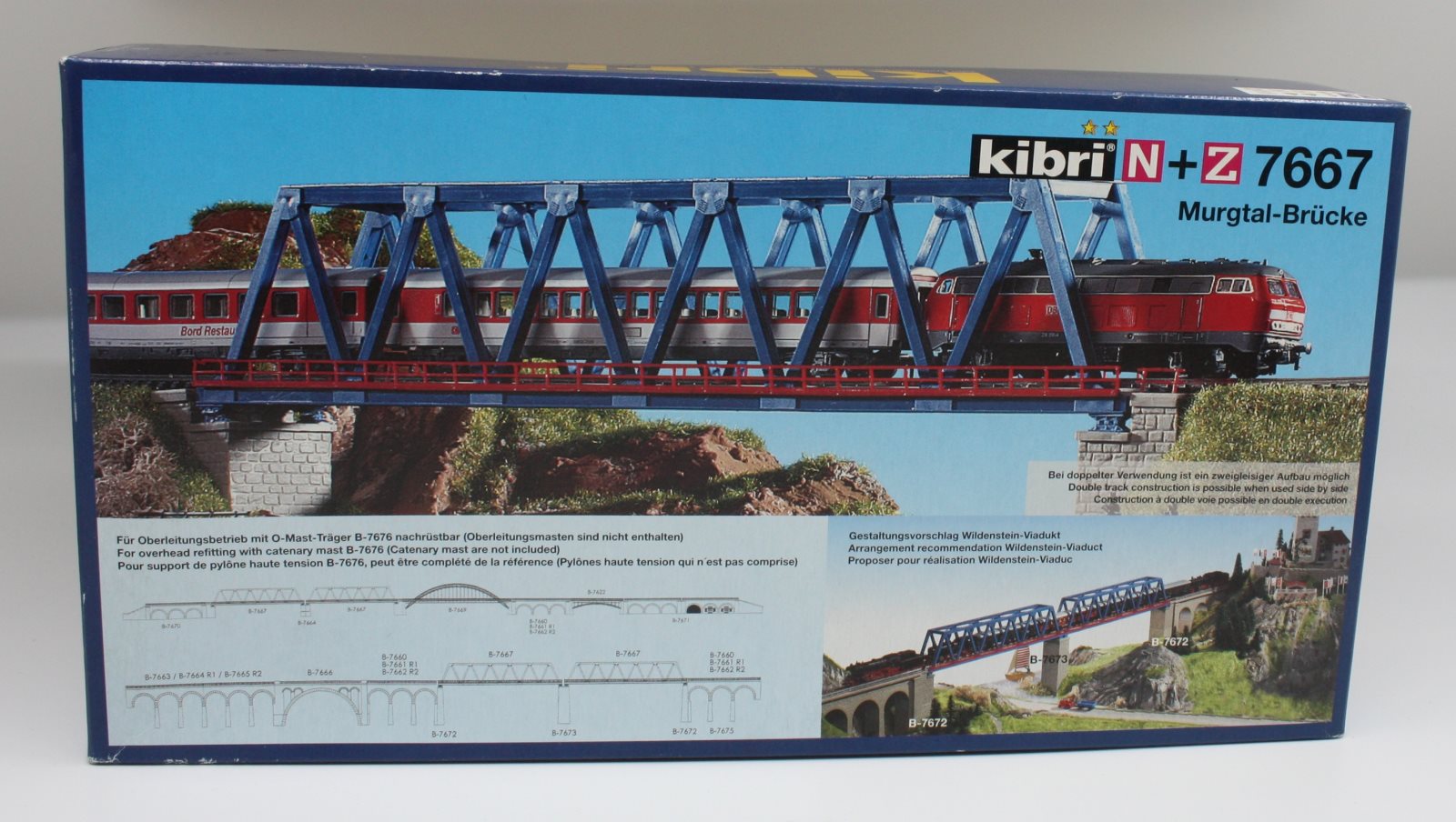 Kibri 7667 Box Girder Bridge w/Piers