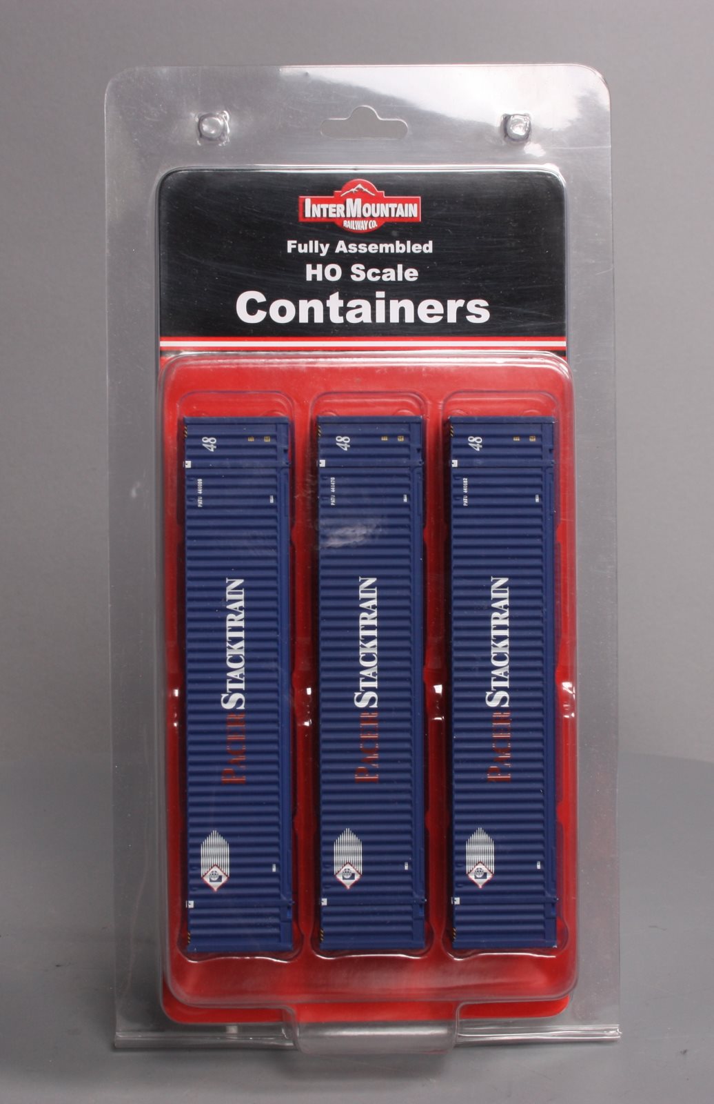 InterMountain 30552-01 HO Scale PacerStackTrain 48' Jindo Corrugated Container