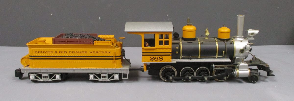 Aristo-Craft 80102 G Denver & Rio Grande Locomotive & Tender #268