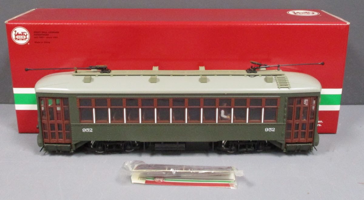 LGB 20380 G Scale Powered Streetcar with MTS
