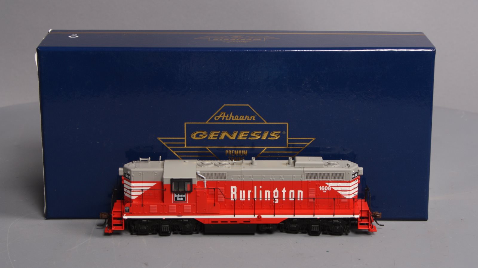 Athearn G64263 HO Burlington Northern GP7 Diesel Locomotive w/DCC & Sound #1608