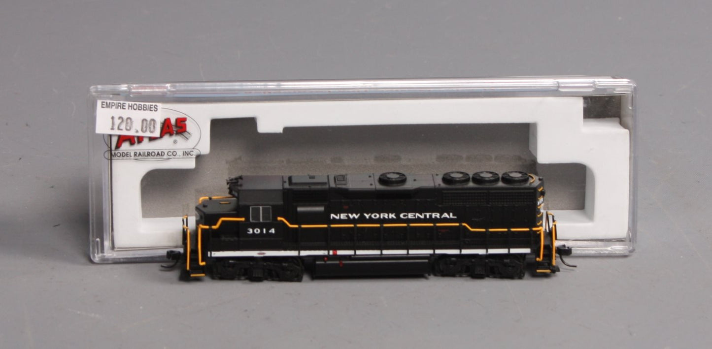 Atlas 40002777 N NYC EMD GP40 Low Nose Diesel Locomotive w/Dynamic Brakes #3014