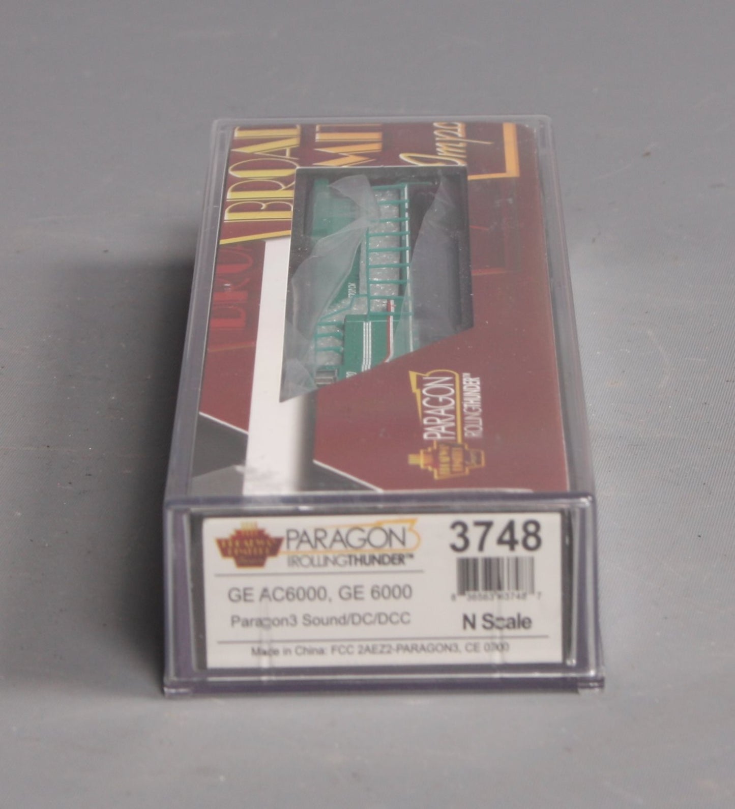 Broadway Limited 3748 N GE Demo GE AC6000 Diesel Loco Paragon3 Sound/DC #6000