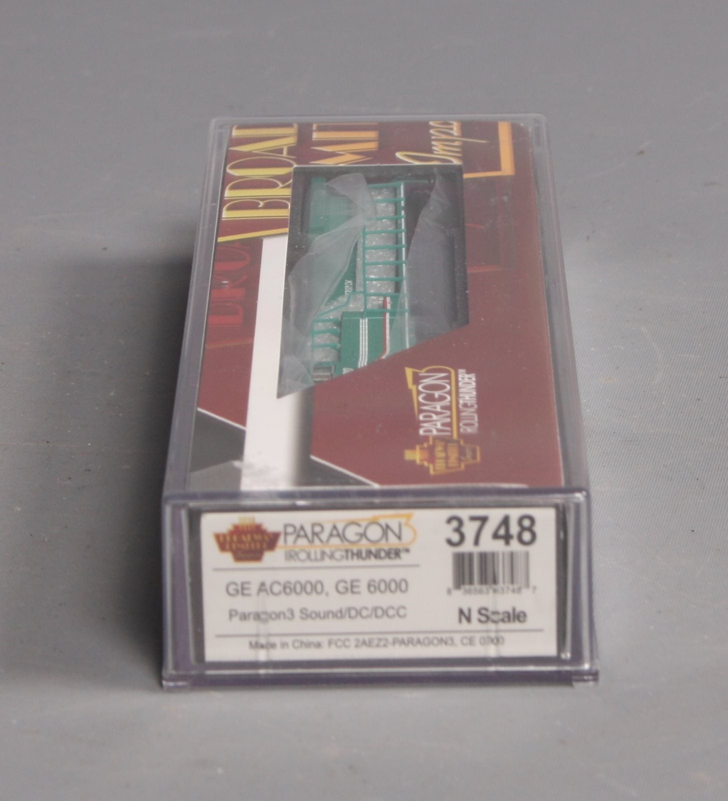 Broadway Limited 3748 N GE Demo GE AC6000 Diesel Loco Paragon3 Sound/DC #6000