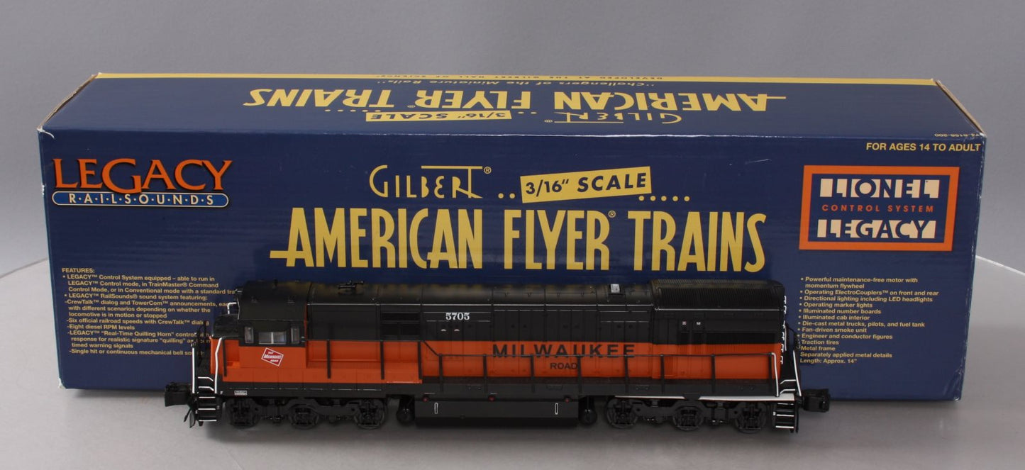 American Flyer 6-42516 S Milwukee Road Legacy U33C Diesel Locomotive #5705