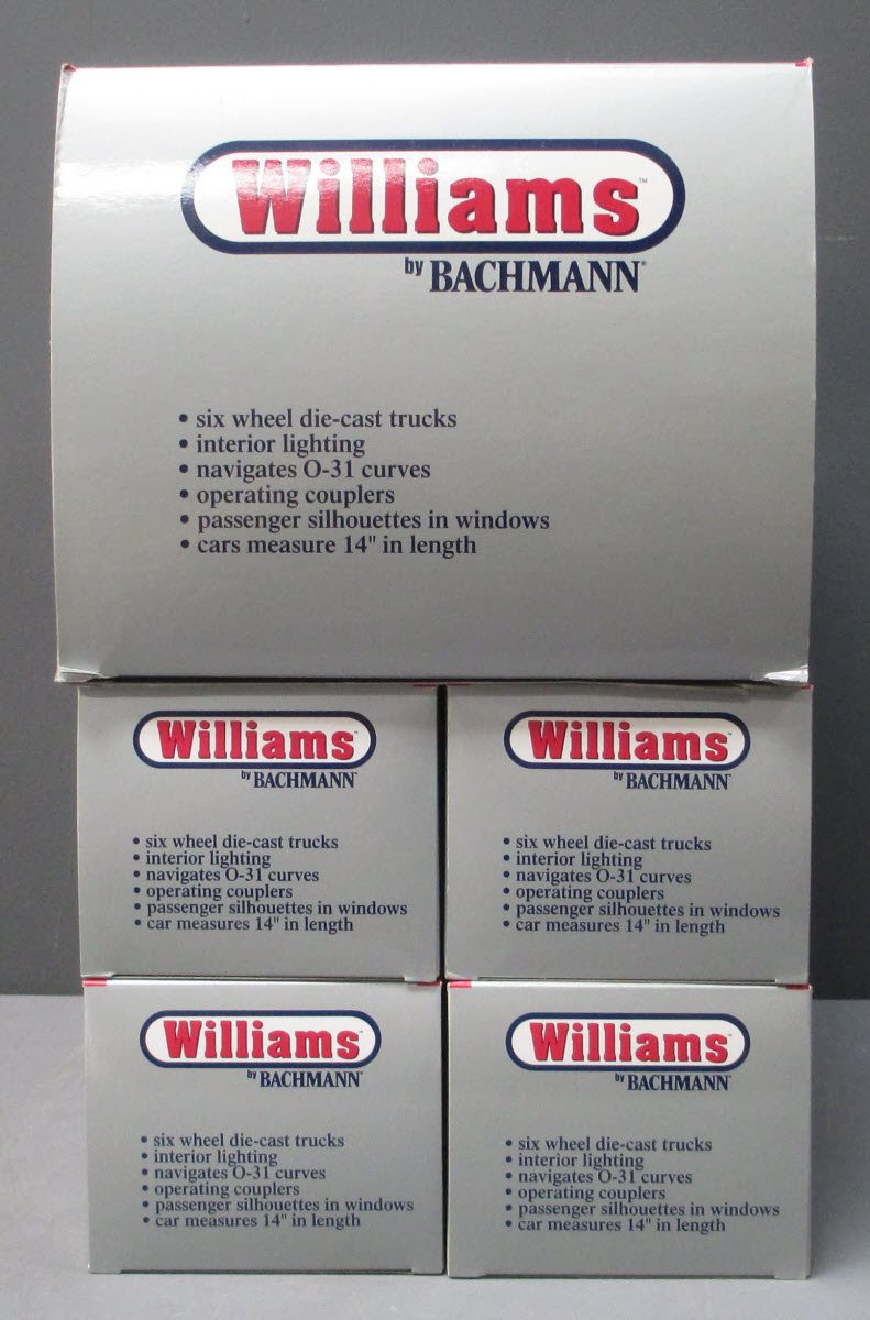 Williams 43470 CN 60 Ft. Madison Passenger Car 4-Pack