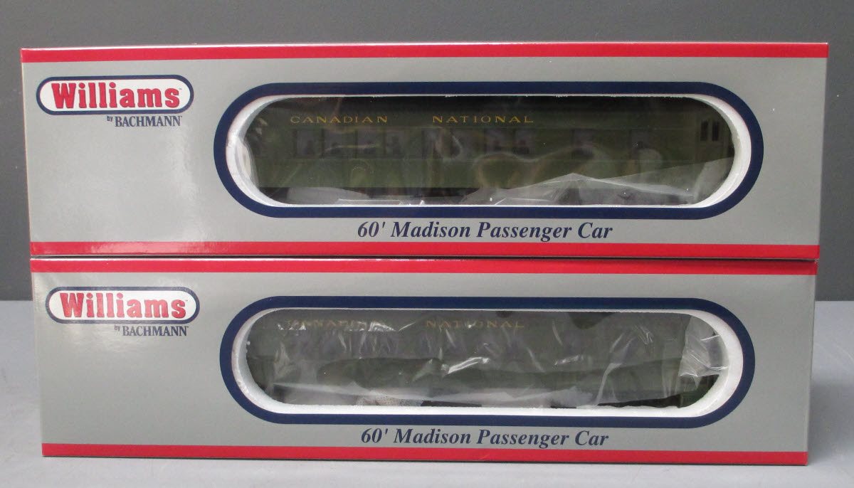 Williams 43470 CN 60 Ft. Madison Passenger Car 4-Pack