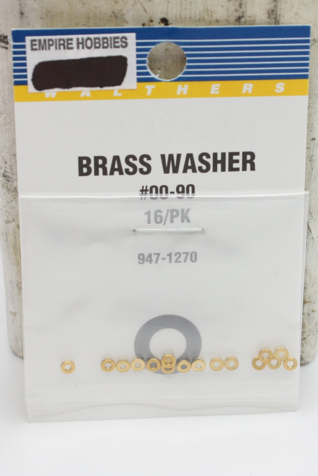 Walthers 947-1270 HO Brass Washer #00-90 (Pack of 16)