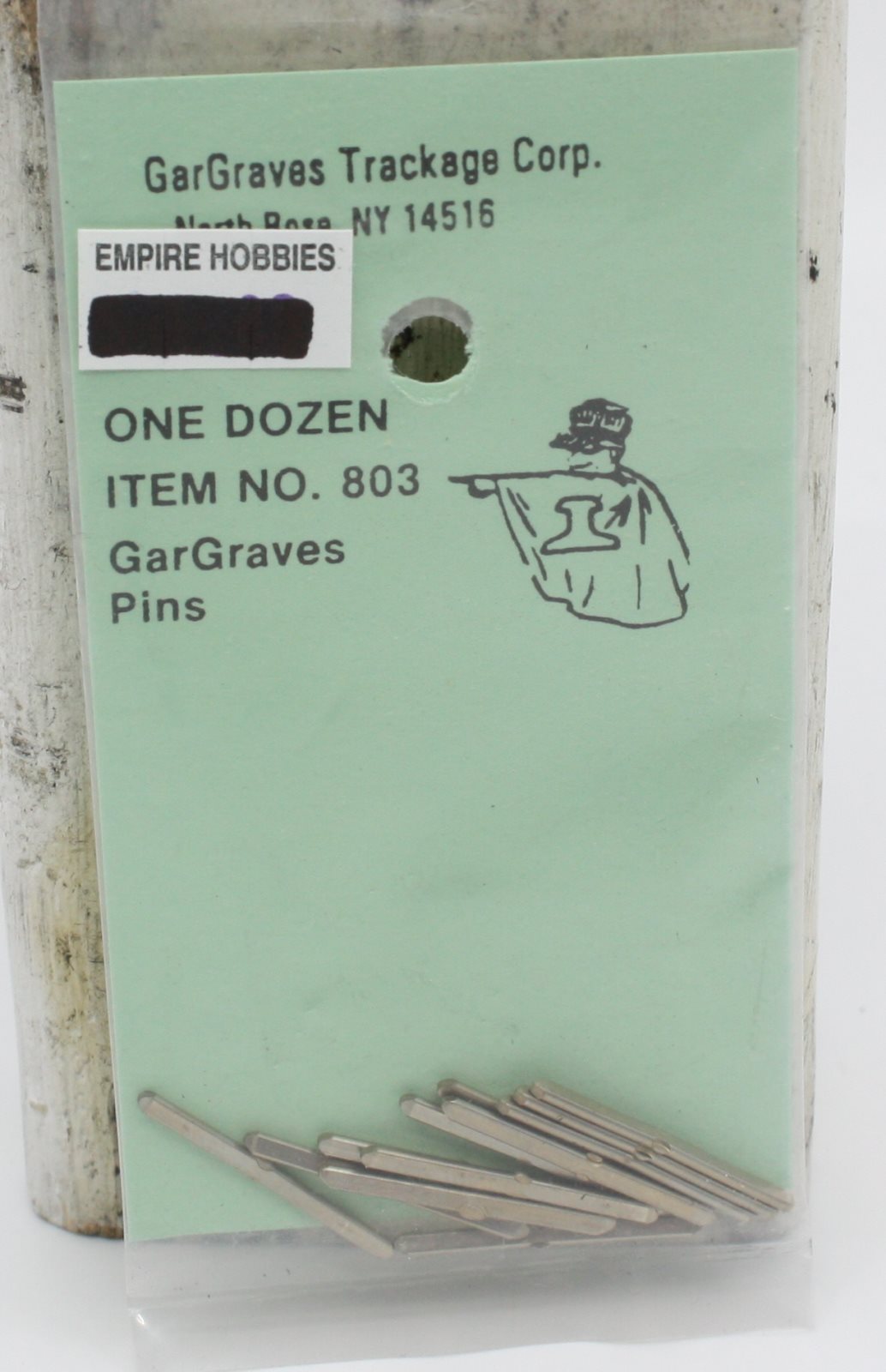 Gargraves 803 O Gargraves Pins (Pack of 12)