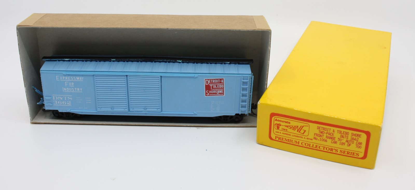 Accurate Finishing 1006 HO Detroit & Toledo Shorre 3662 Front Range 50' Auto