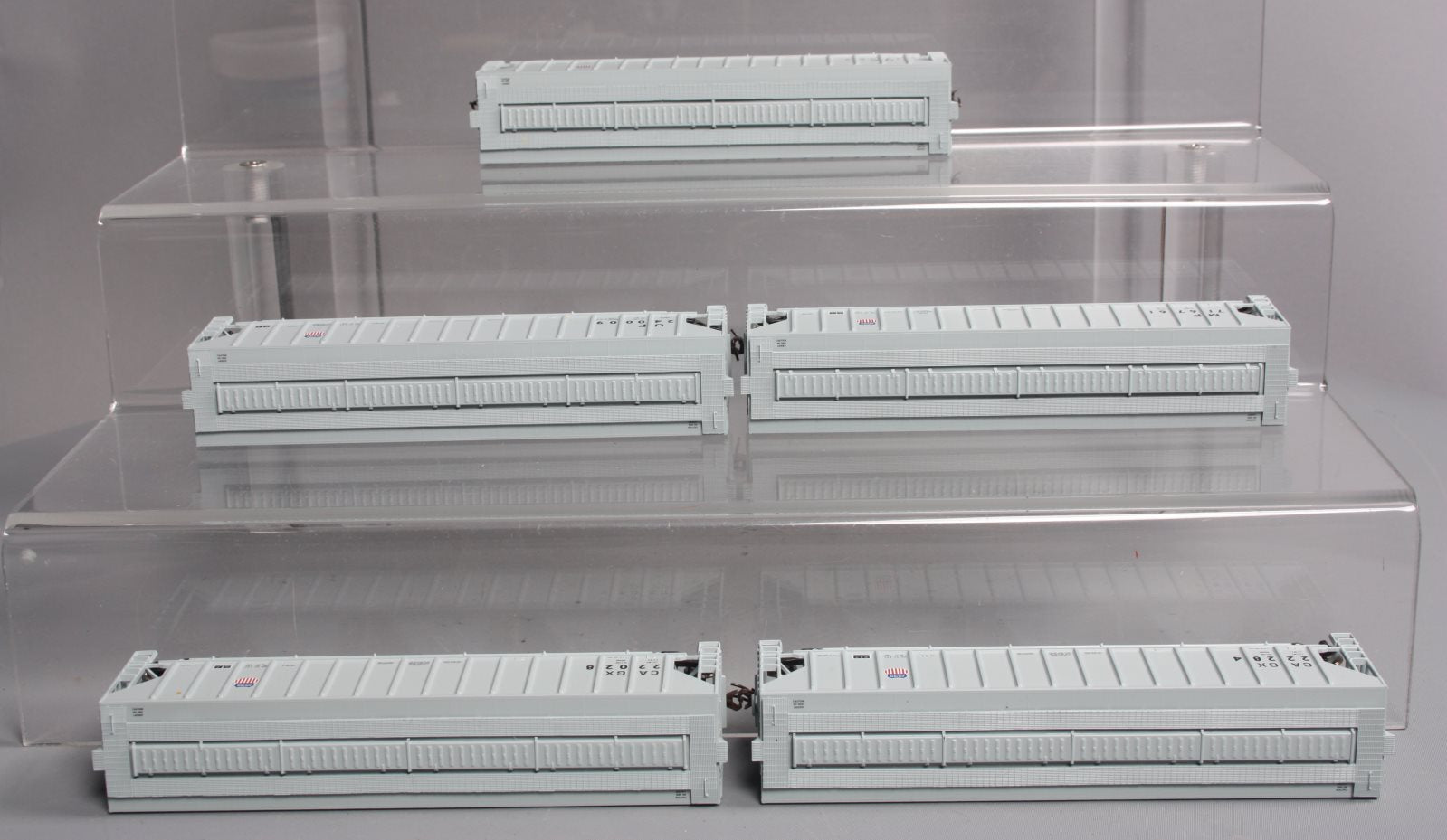Athearn 72392 HO Scale Union Pacific 34' PS Covered Hopper (Set of 5)