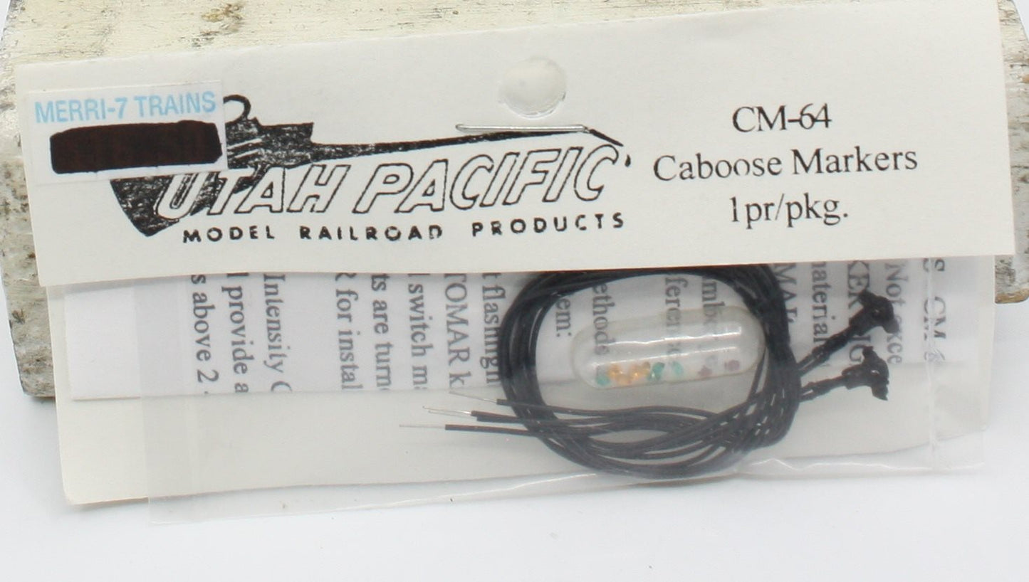Utah Pacific Models RR Product CM-64 HO Caboose Markers