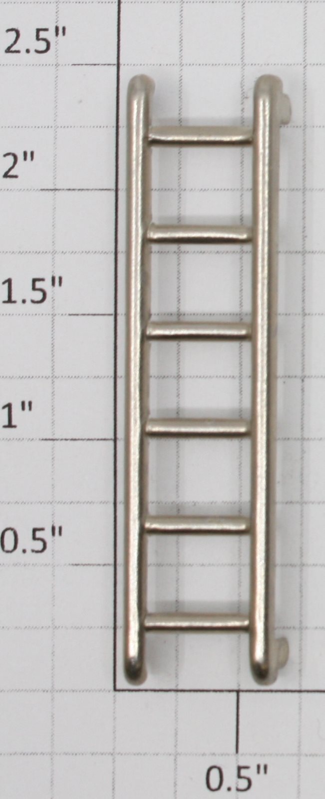Lionel 400E-82 Nickel 6-Rung Tender Ladder - Fits 216, 438